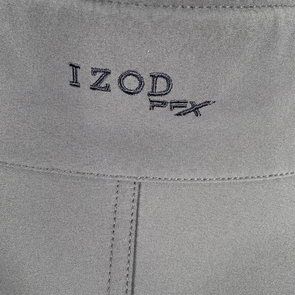 IZOD Performx Men's Jacket XXLGray Stretch Full Zip Golf Activewear - Picture 4 of 14